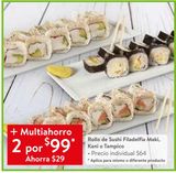 Oferta de Rollo de sushi por $99 en Walmart Express
