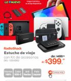 Oferta de Estuche de Viaje con Kit de Accesorios RadioShack / Nintendo Switch / Nintendo Switch Lite / Negro por $399 en RadioShack