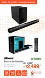 Oferta de Barra de Sonido Bluetooth Billboard Studio Max / Negro por $2499 en RadioShack