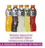 Oferta de Bebidas deportivas Gatorade 500ml en La Comer