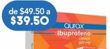 Oferta de AURAX IBUPROFENO 600MG C/10 CAP por $39.5 en Farmacia San Pablo