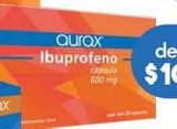 Oferta de AURAX IBUPROFENO 600MG C/30 CAP en Farmacia San Pablo