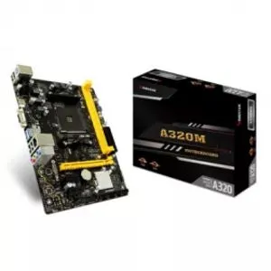 Oferta de Tarjeta Madre / Motherboard Biostar Socket AM4 Micro ATX AMD A320 USB 3.1 DDR4 por $1 en DIGITALIFE