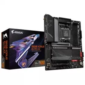 Oferta de Tarjeta Madre / Motherboard Gigabyte B650 Aorus ELITE AX AMD B650 Socket AM5 Micro ATX USB 3.2 PCIe 5.0 DDR5 por $1 en DIGITALIFE