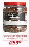 Oferta de Pasitas con chocolate vitrolero 1,1kg por $259 en La Comer
