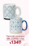 Oferta de Tarro de cerámica Mr. Coffee 17oz por $134 en La Comer