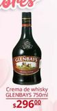 Oferta de Crema de whisky Glenbays 750ml por $296 en La Comer