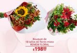 Oferta de Bouquet de 18 tallos de flores mixto Remem Floral por $198 en La Comer