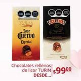 Oferta de Chocolates rellenos de licor Turin por $99 en La Comer