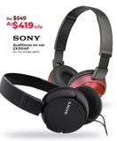Oferta de Audífonos Sony por $419 en Office Depot