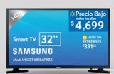 Oferta de Pantalla Samsung 32" Smart TV  por $4699 en Walmart