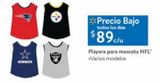 Oferta de Playera para mascota NFL por $89 en Walmart