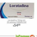 Oferta de Loratadina 10 mg  por $54 en La Comer