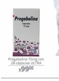 Oferta de Pregabalina 75 mg  por $99 en La Comer