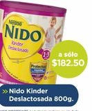 Oferta de Nido Kinder Deslactosada 800g. por $182.5 en Farmacia San Pablo