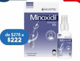 Oferta de ANACASTEL TRATAM CAP MINOXIDIL 5% C/60ML por $222 en Farmacia San Pablo
