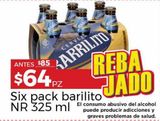 Oferta de Barrilito Cerveza Clara 6 Pack Nr 325 ml en HEB