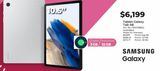 Oferta de Tablet Samsung Tablet Galaxy Tab A8 por $6199 en Office Depot