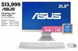 Oferta de Asus Desktop AIO Vivo V222 por $13999 en Office Depot