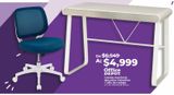 Oferta de Combo escritorio ejecutivo Valentino + silla de trabajo por $4999 en Office Depot