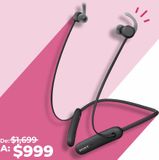 Oferta de Sony Audífonos in ear WI-SP51 bluetooth por $999 en Office Depot