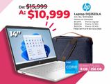 Oferta de HP Laptop DQ2522LA por $10999 en Office Depot