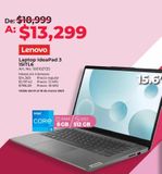 Oferta de Lenovo Laptop IdeaPad 3 15ITL6 por $13299 en Office Depot