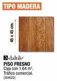 Oferta de PISO FRESNO Caja con 1.64 m2 . Tráfico comercial. en The Home Depot