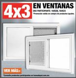 Oferta de 4X3 EN VENTANAS en The Home Depot
