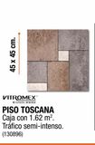 Oferta de PISO TOSCANA Caja con 1.62 m2 . Tráfico semi-intenso. en The Home Depot