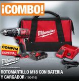 Oferta de ROTOMARTILLO M18 CON BATERIA Y CARGADOR en The Home Depot