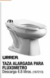 Oferta de TAZA ALARGADA PARA FLUXOMETRO Descarga 4.8 litros. ( en The Home Depot