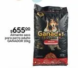 Oferta de Alimento seco para perro adulto GANADOR 10kg por $655 en Fresko