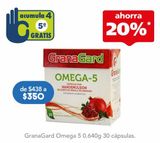 Oferta de GRANAGARD OMEGA 5 CAP 0.640G BOT C/30 por $350 en Farmacia San Pablo