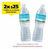 Oferta de SANTA MARIA AGUA BTL C/1.5LT x2 por $25 en Farmacia San Pablo