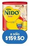 Oferta de NIDO KINDER 1-3 AÑOS LAT C/800GR por $159.5 en Farmacia San Pablo