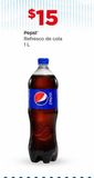 Oferta de Refresco de cola Pepsi 1L por $15 en Bodega Aurrera