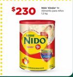 Oferta de Alimento para niños Nido Kinder 1,2kg por $230 en Bodega Aurrera