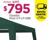 Oferta de Gazebo Home Line Home Line ET-LP-086 por $795 en Chedraui