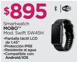 Oferta de Smartwatch Mobo Swift Mbsw 13 Negro por $895 en Chedraui
