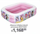 Oferta de Alberca inflable infantil princesas Bestway por $1168 en La Comer