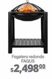 Oferta de Fogatero redondo Fagus por $2498 en La Comer
