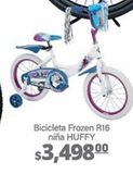 Oferta de Bicicleta Frozen R16 niña Huffy por $3498 en La Comer