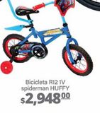 Oferta de Bicicleta R12 1V spiderman Huffy por $2948 en La Comer