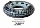 Oferta de Flotador dona adulto llanta INTEX por $248 en Fresko