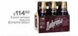 Oferta de 6 pack cerveza Bohemia 355ml por $114 en Fresko