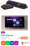 Oferta de Roku Streaming Express  por $899 en RadioShack