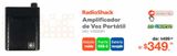 Oferta de Amplificador de Voz Portátil Radioshack por $349 en RadioShack
