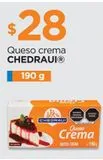 Oferta de Queso Crema Chedraui 190g por $28 en Chedraui