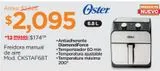 Oferta de Freidora de Aire Oster Manual de 6.8L CKSTAF68T por $2095 en Chedraui
